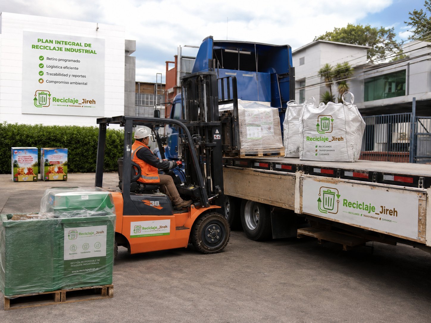 Retiro y transporte de material reciclable 1
